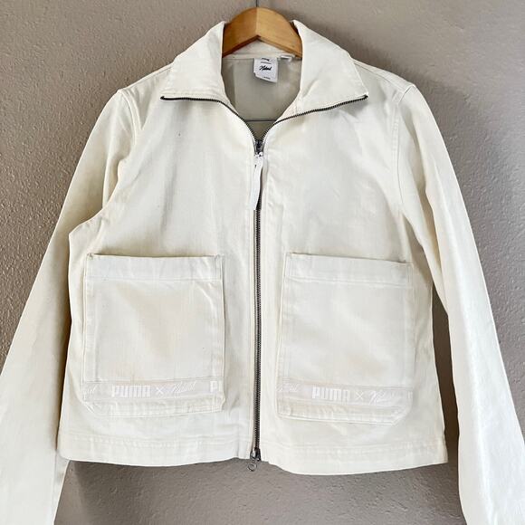 Puma X Naturel White Denim zip up jacket - Picture 3 of 8